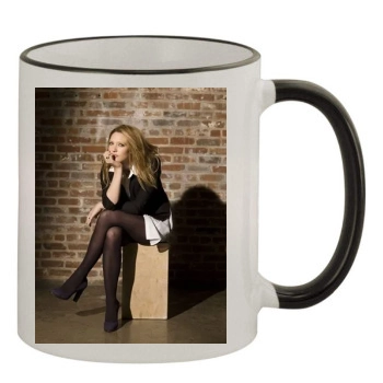 Anna Torv 11oz Colored Rim & Handle Mug