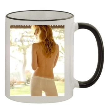 Anna Torv 11oz Colored Rim & Handle Mug