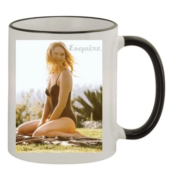 Anna Torv 11oz Colored Rim & Handle Mug