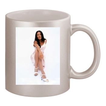 Salma Hayek 11oz Metallic Silver Mug