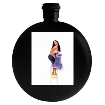 Salma Hayek Round Flask