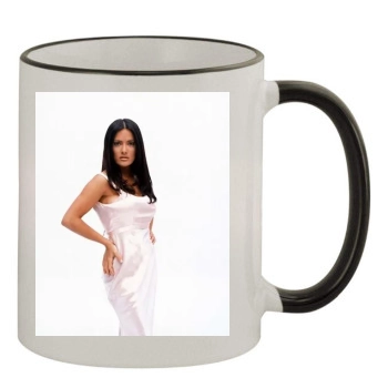 Salma Hayek 11oz Colored Rim & Handle Mug