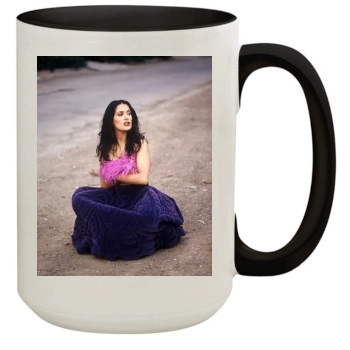 Salma Hayek 15oz Colored Inner & Handle Mug