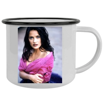 Salma Hayek Camping Mug