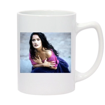 Salma Hayek 14oz White Statesman Mug