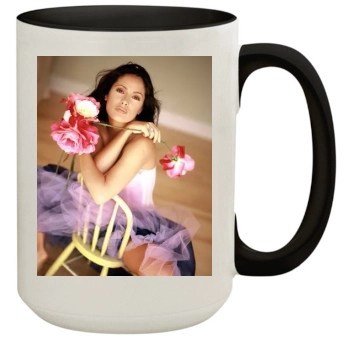 Salma Hayek 15oz Colored Inner & Handle Mug