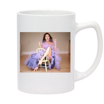 Salma Hayek 14oz White Statesman Mug