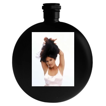 Salma Hayek Round Flask