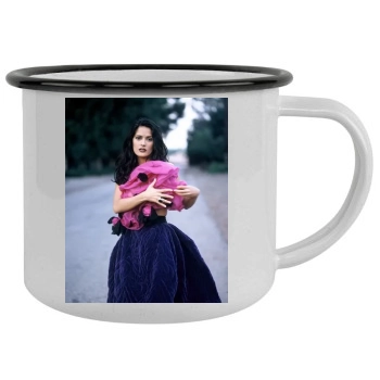 Salma Hayek Camping Mug