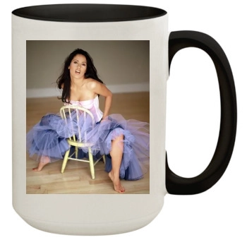 Salma Hayek 15oz Colored Inner & Handle Mug