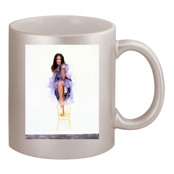 Salma Hayek 11oz Metallic Silver Mug