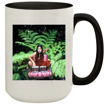 Salma Hayek 15oz Colored Inner & Handle Mug