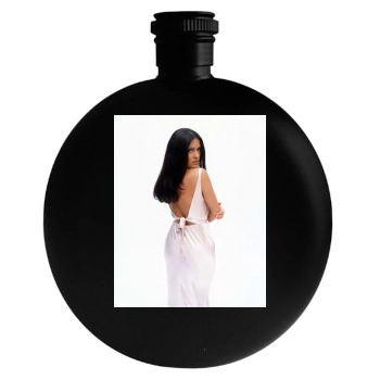 Salma Hayek Round Flask