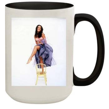 Salma Hayek 15oz Colored Inner & Handle Mug