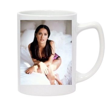 Salma Hayek 14oz White Statesman Mug