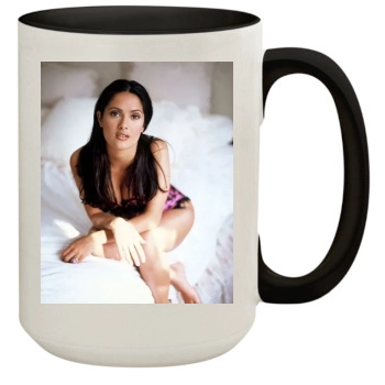 Salma Hayek 15oz Colored Inner & Handle Mug