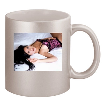 Salma Hayek 11oz Metallic Silver Mug