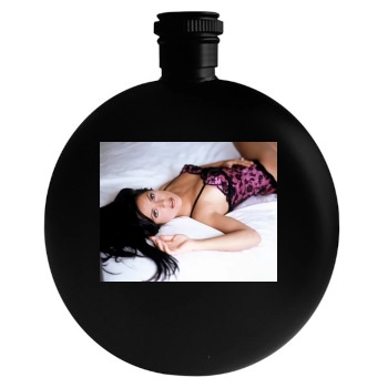 Salma Hayek Round Flask