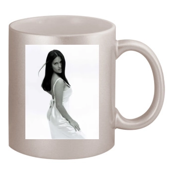 Salma Hayek 11oz Metallic Silver Mug