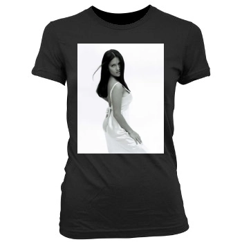 Salma Hayek Women's Junior Cut Crewneck T-Shirt