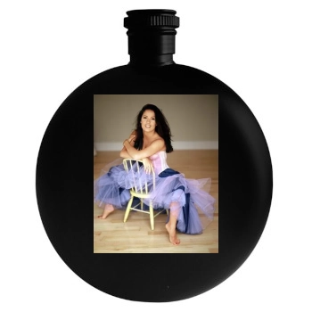 Salma Hayek Round Flask