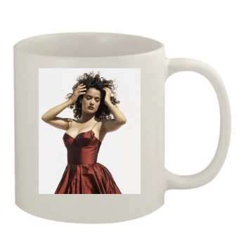 Salma Hayek 11oz White Mug