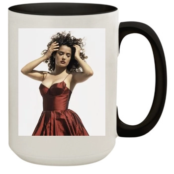 Salma Hayek 15oz Colored Inner & Handle Mug