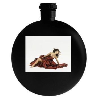 Salma Hayek Round Flask