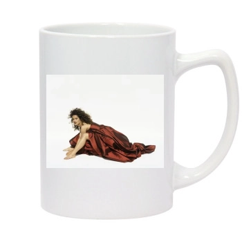 Salma Hayek 14oz White Statesman Mug