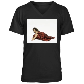 Salma Hayek Men's V-Neck T-Shirt