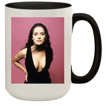 Salma Hayek 15oz Colored Inner & Handle Mug