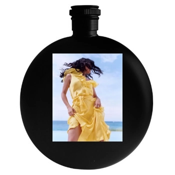 Salma Hayek Round Flask