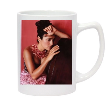 Salma Hayek 14oz White Statesman Mug