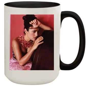 Salma Hayek 15oz Colored Inner & Handle Mug