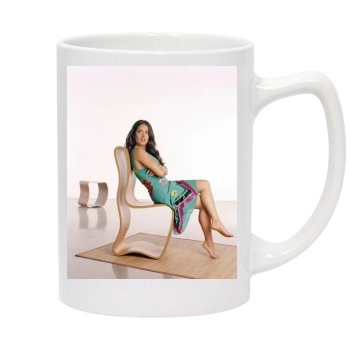 Salma Hayek 14oz White Statesman Mug