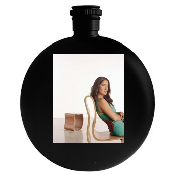 Salma Hayek Round Flask