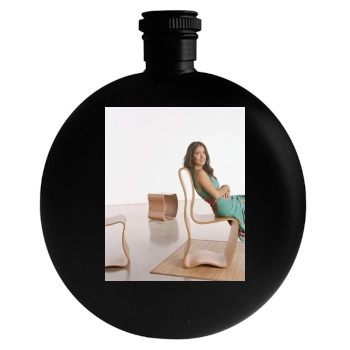 Salma Hayek Round Flask