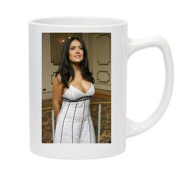 Salma Hayek 14oz White Statesman Mug