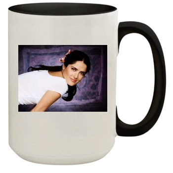 Salma Hayek 15oz Colored Inner & Handle Mug