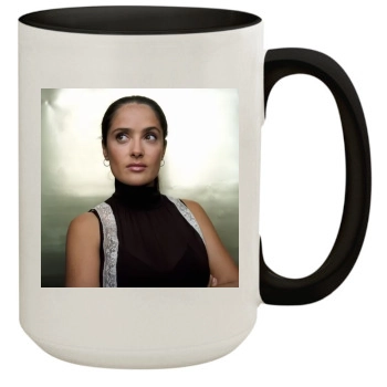 Salma Hayek 15oz Colored Inner & Handle Mug