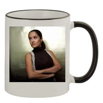 Salma Hayek 11oz Colored Rim & Handle Mug