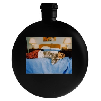 Salma Hayek Round Flask