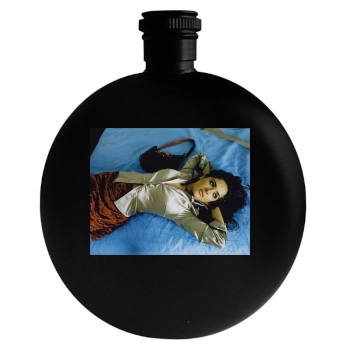 Salma Hayek Round Flask