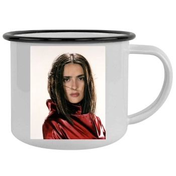 Salma Hayek Camping Mug