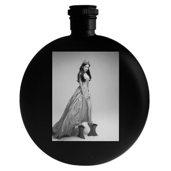 Salma Hayek Round Flask