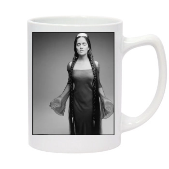 Salma Hayek 14oz White Statesman Mug