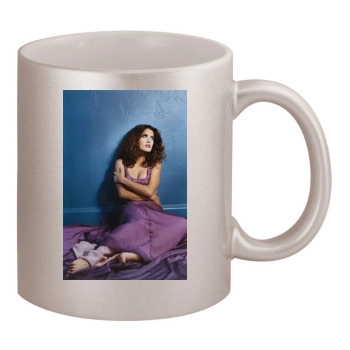 Salma Hayek 11oz Metallic Silver Mug