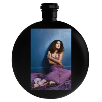 Salma Hayek Round Flask