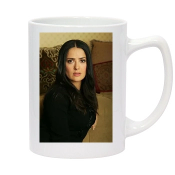 Salma Hayek 14oz White Statesman Mug