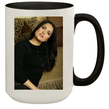 Salma Hayek 15oz Colored Inner & Handle Mug